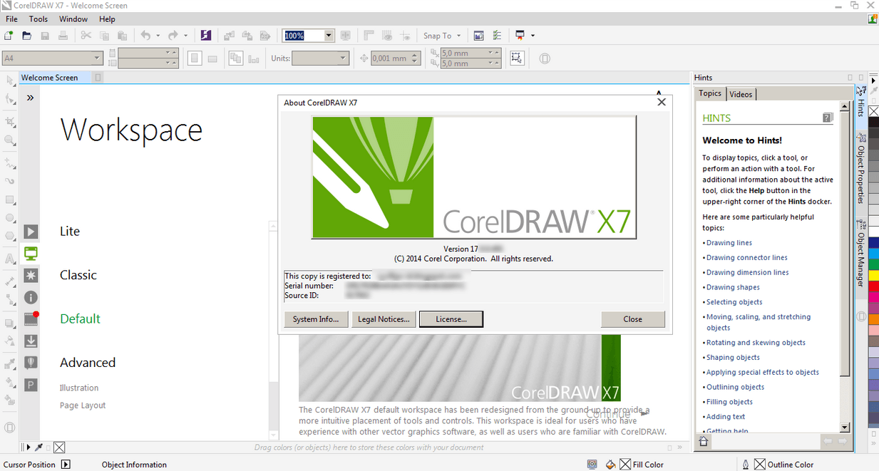 Corel DRAW X7 Crack + Serial Number Full Free Download