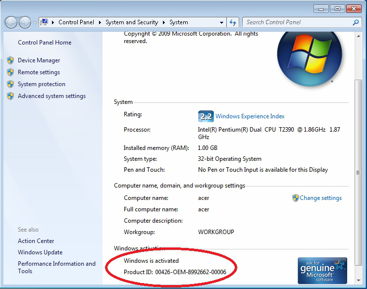 RemoveWat 2.2.7 Genuine Windows 7 Free Download