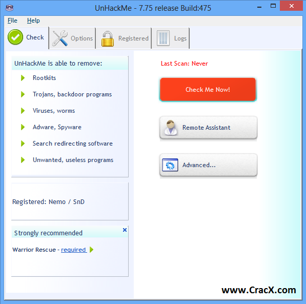 UnHackMe Serial Key + Registration Code 7.11 Full Free Download