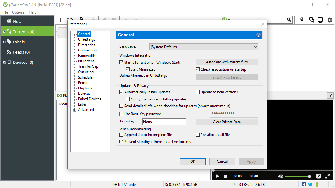 uTorrent Pro 3.4.9 Build 43085 Full Crack Key Download