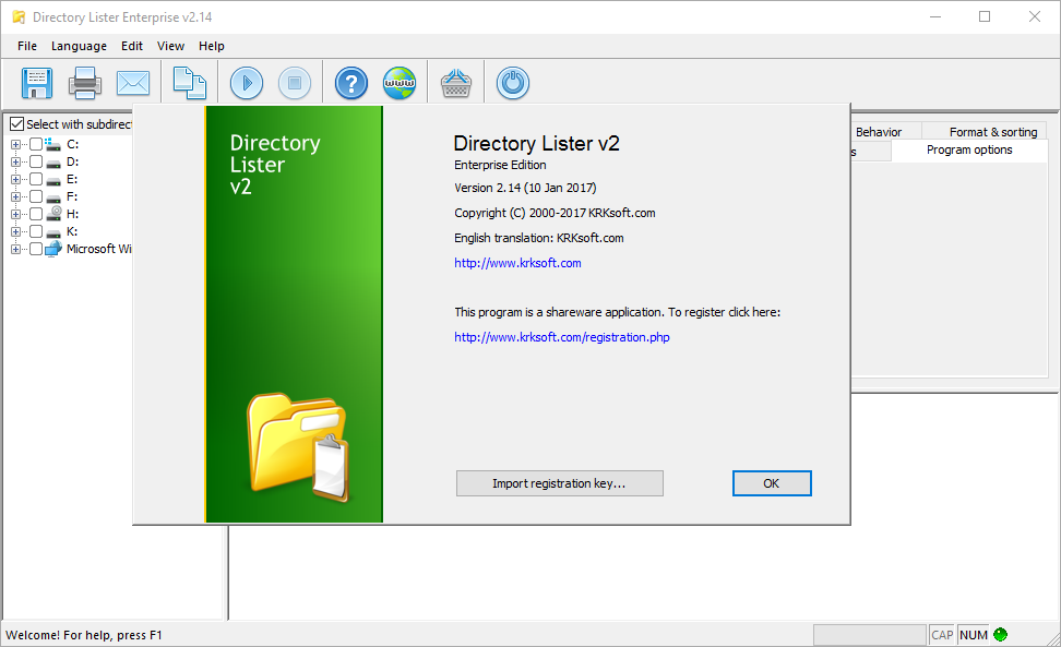 Directory Lister Pro 2.14.0.248 Enterprise Keygen Download