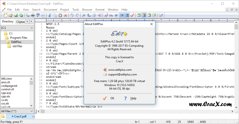EditPlus 4.2 Build 1217 Full Crack & Keygen Download