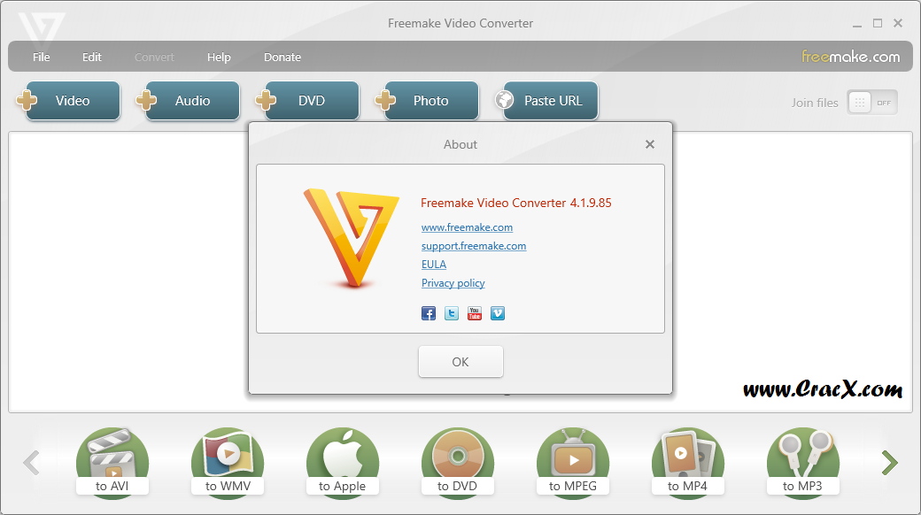 Freemake Video Converter 4.1.9.85 Crack & Keygen Download