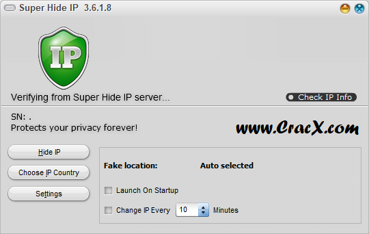 Super Hide IP 3.6.1.8 Crack & Serial Number Download