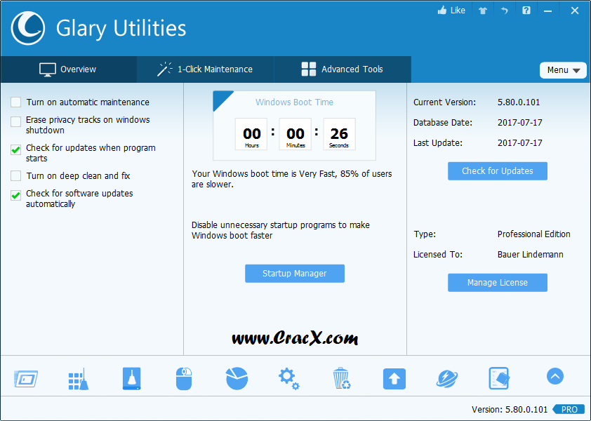Glary Utilities Pro 5.80.0.101 Crack & Serial Key Download