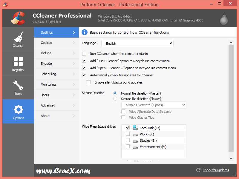 CCleaner Pro 5.33.6162 [2017] Patch & Serial Key Download