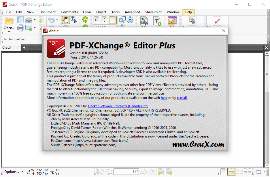 PDF-XChange Editor Plus 6.0.322.6 License Key Final Download