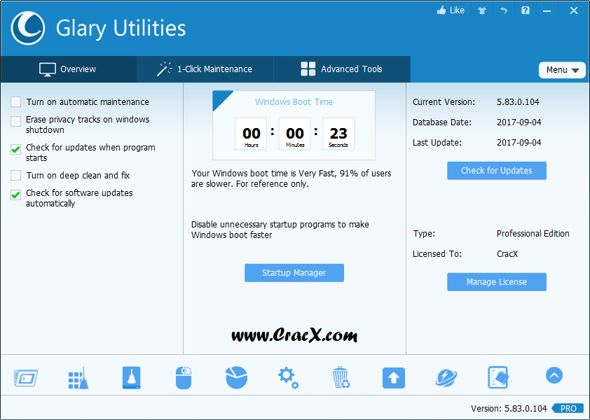 Glary Utilities Pro 5.83.0.104 Crack & Serial Key Download