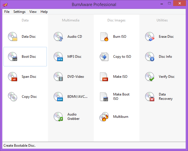 BurnAware Professional 10.8 License Key + Crack Download