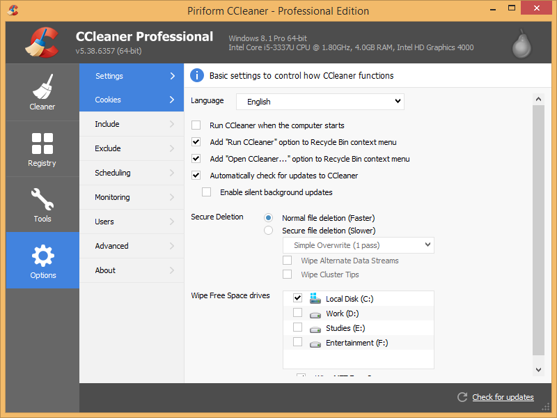 CCleaner Pro 5.38.6357 Patch + Serial Key Download