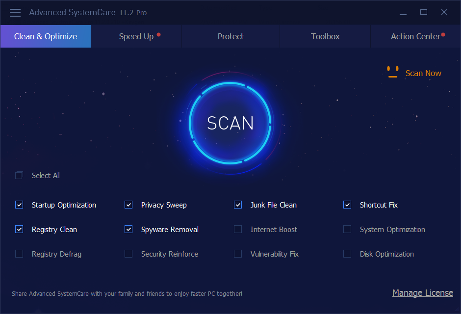 Advanced SystemCare Pro 11.2.0.210 License Key + Patch Download