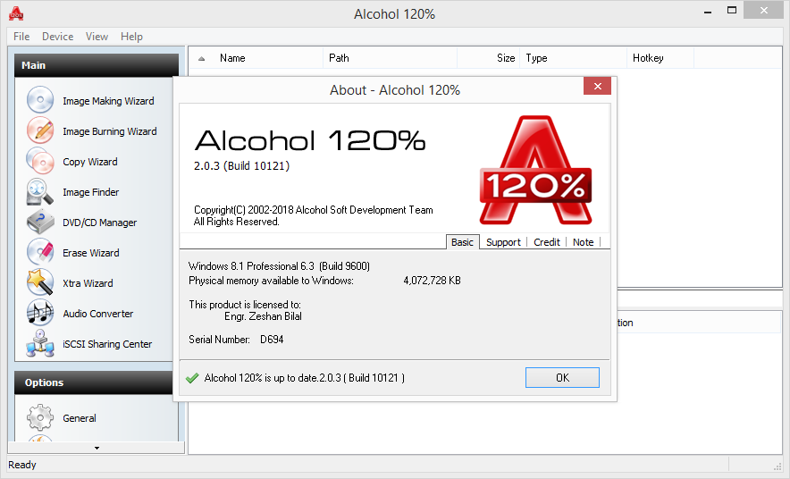 Alcohol 120% 2.0.3 Build 10121 Keygen & Activator Download
