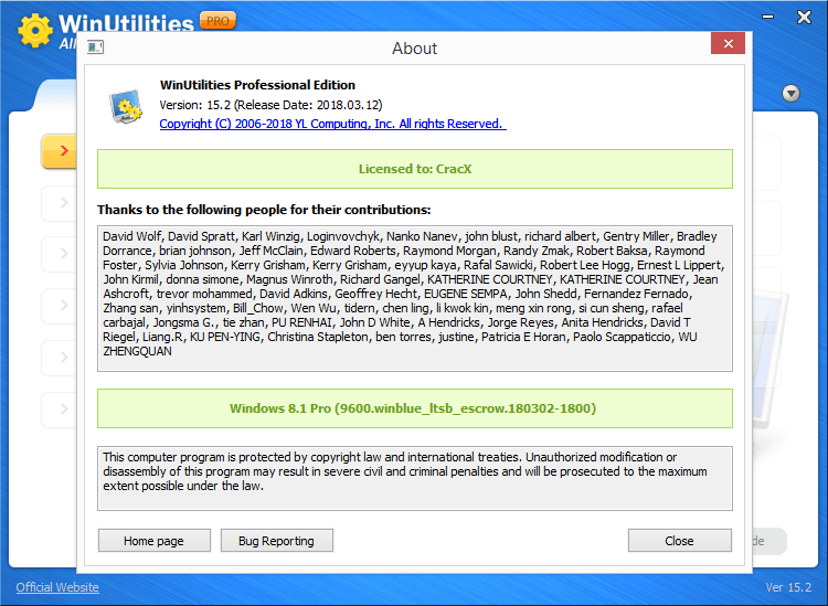 WinUtilities Professional Edition 15.78 Keygen & Activator Download