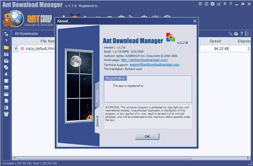 Ant Download Manager Pro 1.7.8 Keygen & Activator Download