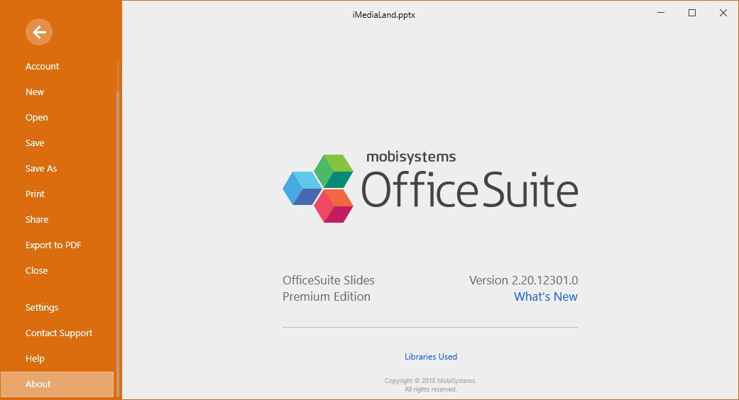 OfficeSuite Premium Edition 2.20.12301.0 License Key Download