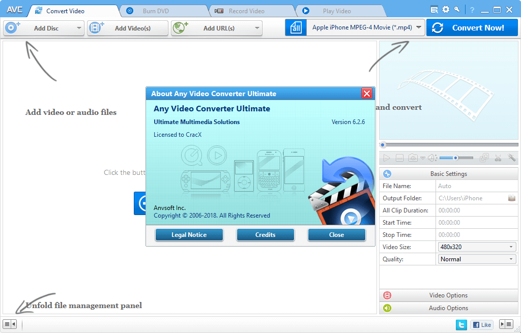 Any Video Converter Ultimate 6.2.6 Keygen & Activator Download