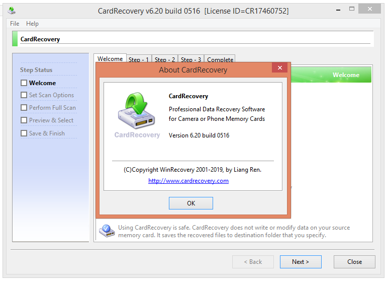 CardRecovery 6.20 Build 0516 Crack + License Key [2020] Free Download