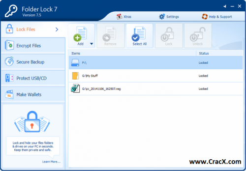 Folder Lock 7 Crack 2015 Key Generator + Activator Download