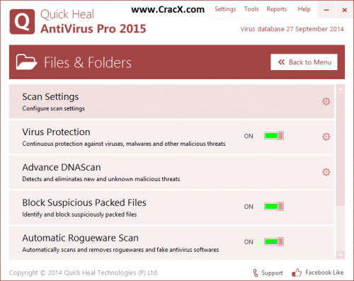 Quick Heal Antivirus 2015 Serial Keygen Full Free Download