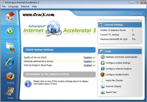 Ashampoo Internet Accelerator 3 License Key Full Download