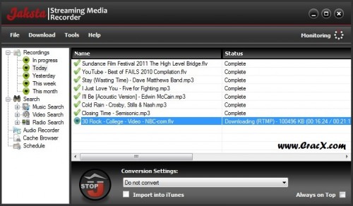 Jaksta Streaming Media Recorder Crack + Key Full Download