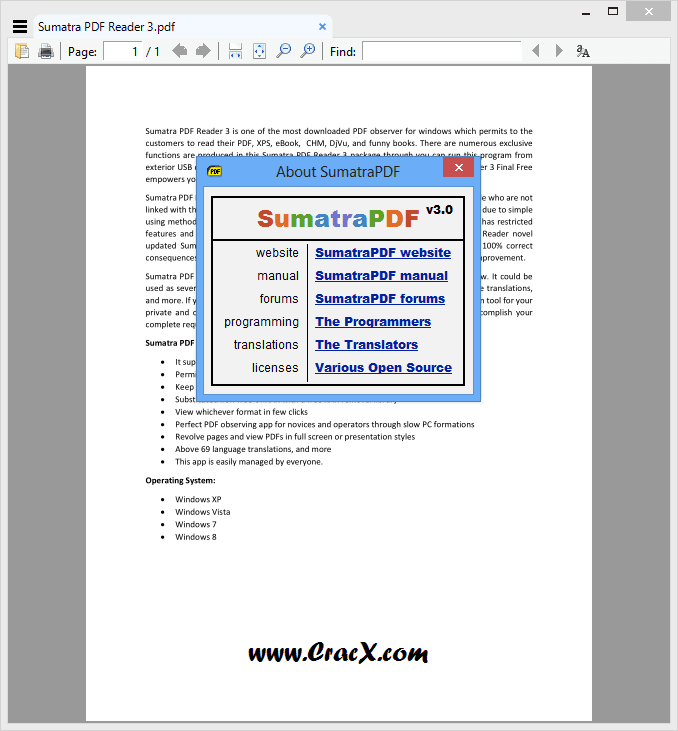 sumatrapdf reader