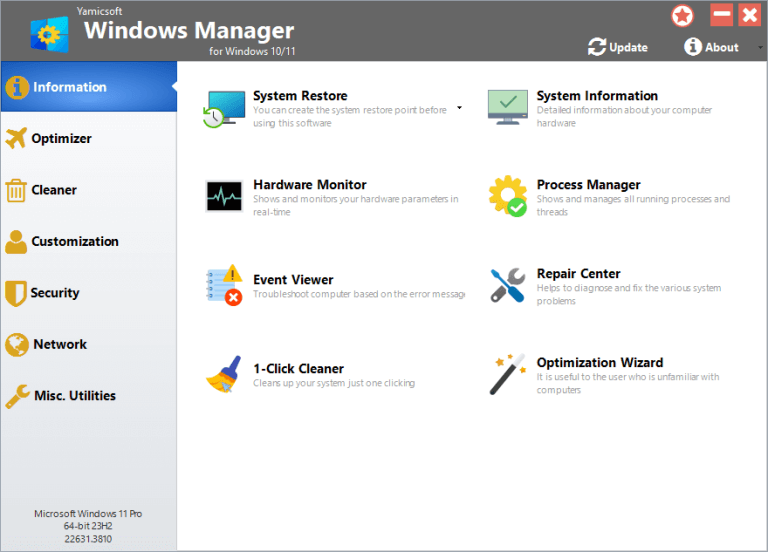Yamicsoft Windows Manager Full Version Free