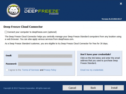 Deep Freeze Standard Serial key 8.30 Crack Free Download