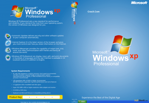Windows XP ISO SP3 64bit + 32bit Highly Compressed Download