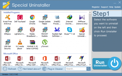 Special Uninstaller 3 Serial key + Patch Full Free Download