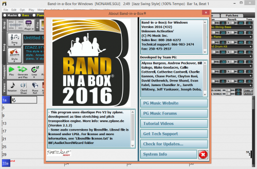 Band in a Box 2016 Full Crack + Keygen Final Free Download