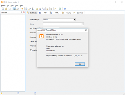 PHP Report Maker 9 Keygen & Crack Full Free Download