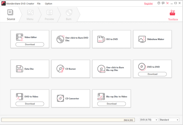 Wondershare DVD Creator Crack Free Download