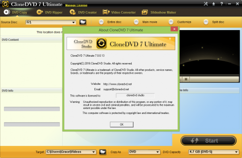 CloneDVD 7 Ultimate Keygen + Patch Crack Download