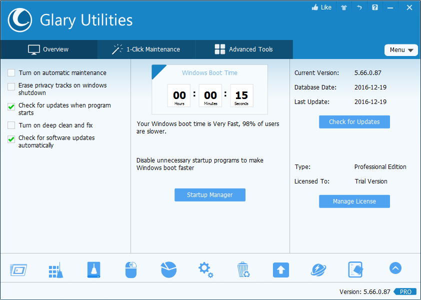 Glary Utilities Pro 5.66.0.87 Serial Key + Patch Download