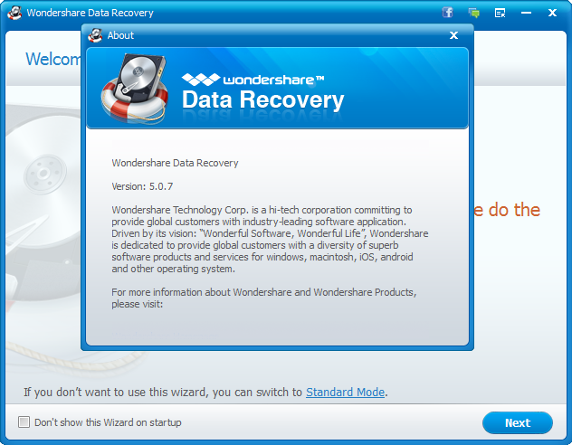 Wondershare Data Recovery 5.0.7.8 Patch & Keygen Download