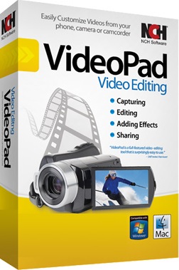 NCH VideoPad Video Editor Professional 4 Crack Key Download