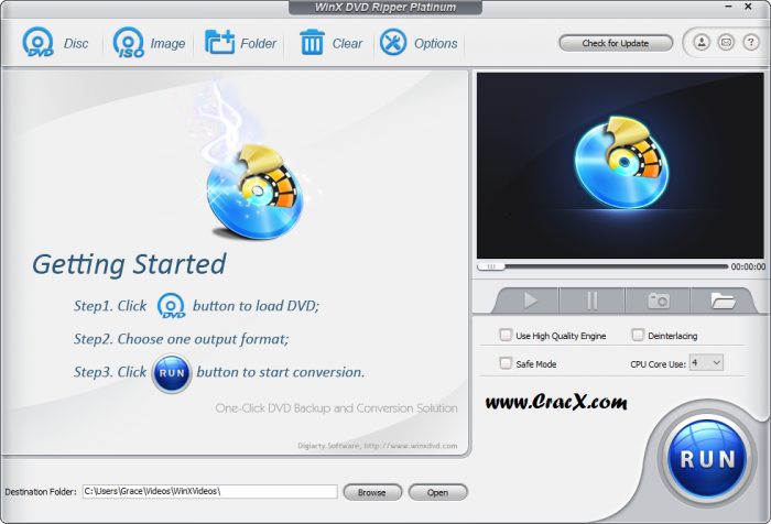 WinX DVD Ripper Platinum Serial Key & Patch Tested Free Download