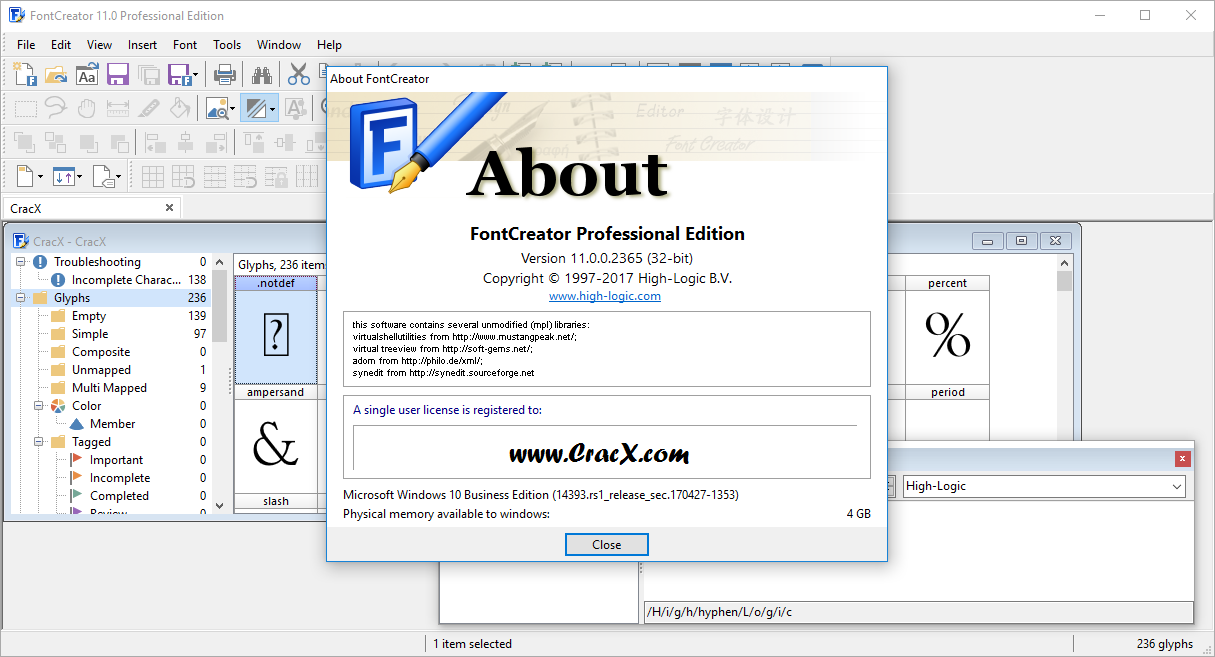 free for apple download FontCreator Professional 15.0.0.2952