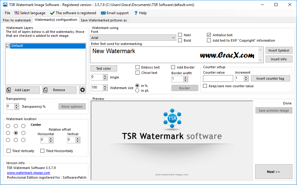 TSR Watermark Image Pro 3.5.7.9 Serial Key & Crack Download