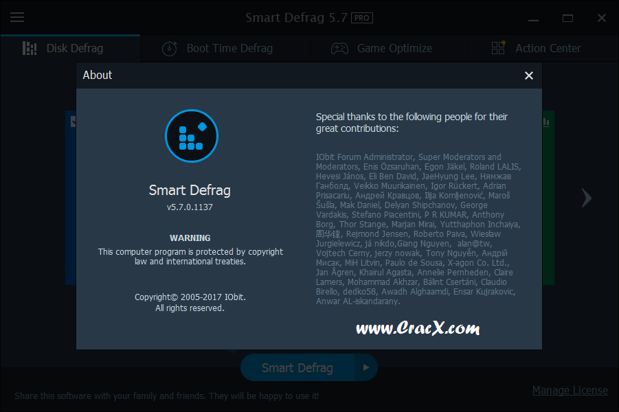 IObit Smart Defrag Pro 5.7.0.1137 Serial Key Full Download