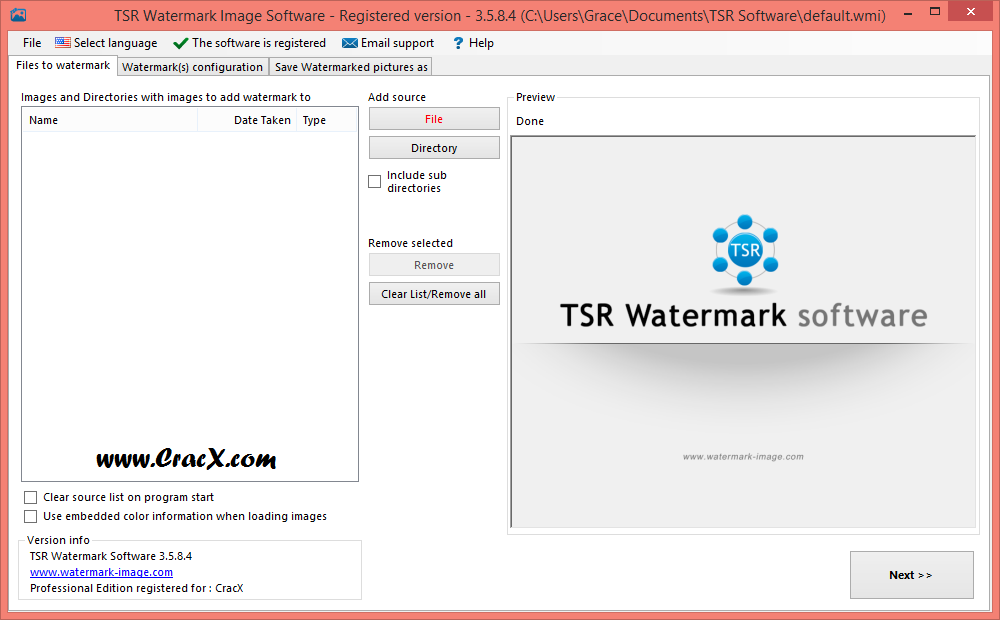 TSR Watermark Image Pro 3.5.8.4 Keygen & Patch Download