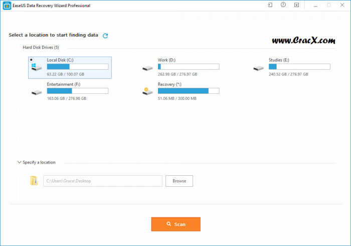 EaseUS Data Recovery Wizard Crack & Serial Key Tested Free Download