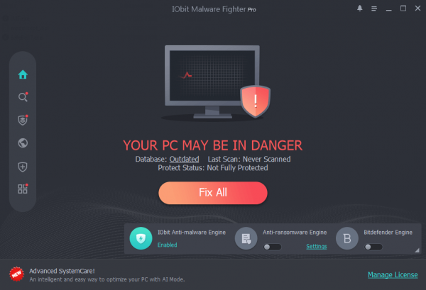 IObit Malware Fighter Pro Full License Key {Latest} Free Download