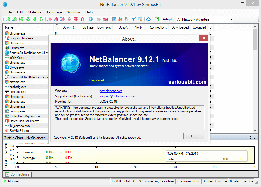 NetBalancer 9.12.1 Build 1496 Keygen & Activator Download