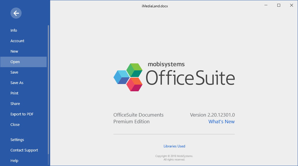 OfficeSuite Premium Edition 2.20.12301.0 Full Patch Download