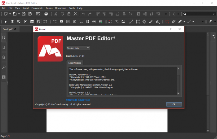 Master PDF Editor 5.9.61 for mac download